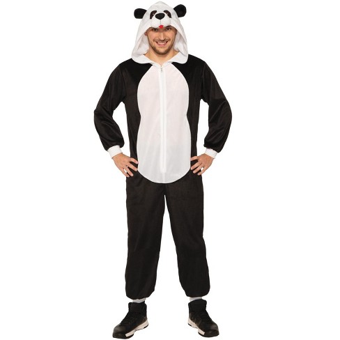 Whisper capital field Forum Novelties Hooded Panda Jumpsuit Adult Costume : Target