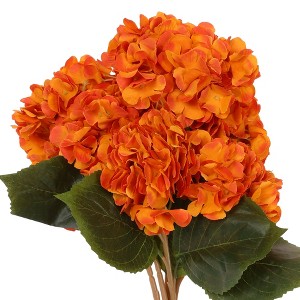 REGALWOVEN Wedding Home Decor Hydrangea Artificial Silk Flowers 17.7" 6 Pcs - 1 of 4