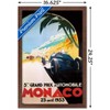 Trends International Grandprix Automobile Monaco 1933 Framed Wall Poster Prints - 3 of 4