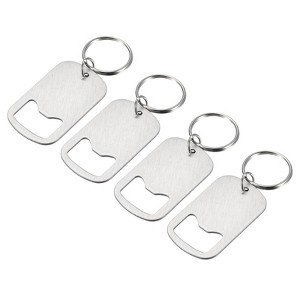 Unique Bargains Stainless Steel Portable Beer Soda Bottle Opener for Home Bar Party - 1 of 4