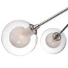 Possini Euro Design Modern Ceiling Light Semi Flush Mount Fixture Chrome 30 1/2" Wide 15-Light Sputnik Double Glass for Bedroom - 3 of 4