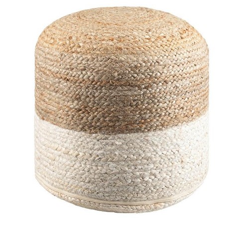 Jute deals pouf target