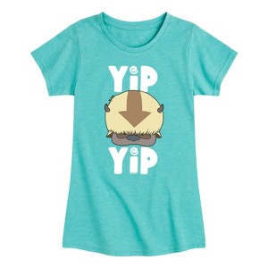 Girls' - Avatar: The Last Airbender - Cute Appa Yip Yip Fitted Short Sleeve Graphic T-Shirt - 1 of 4