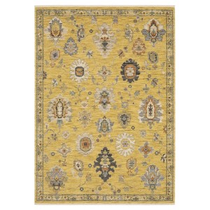 Oriental Weavers Lucca 2863G Yellow / Multi Indoor Area Rug - 5'3" x 7'6" - 1 of 4