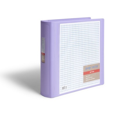 Pep Rally Standard 2" 3-Ring Better Binders Lilac (58598)