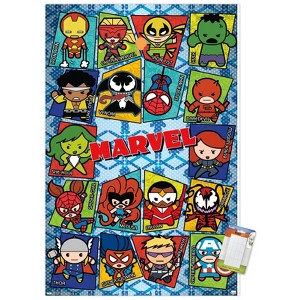 Trends International Marvel Comics - Kawaii Grid Unframed Wall Poster Prints - 1 of 4