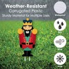 Big Dot of Happiness Christmas Nutcracker - Yard Sign and Outdoor Lawn Decorations - Holiday Party Yard Signs - Set of 8 - 3 of 4