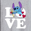 Men's - Lilo and Stitch - Love Cupid Stitch Long Sleeve Graphic T-Shirt - 2 of 4