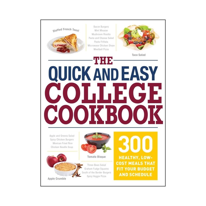 The Quick and Easy College Cookbook - by  Adams Media (Paperback), 1 of 2