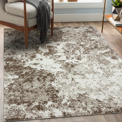Luxe Weavers Abstract Modern High Low Area Rug