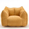 Highly Resilient Foam Sofa Chair Chenille Square Lazy Sofa Handle Armrests Adult Gaming Reading TV Living Room Bedroom Portable Indoor - 3 of 4