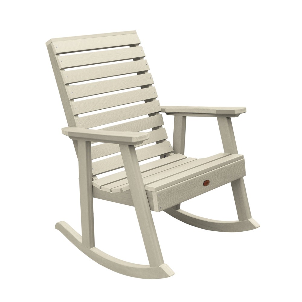 Weatherly Rocking Patio Chair Whitewash - highwood: Durable Outdoor Furniture, Fade-Resistant