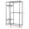 Racxily Portable Steel Closet Hanger Storage Rack Organizer - 2 of 4