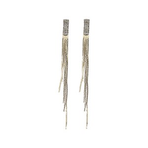 SOHI Women's Crystal Silver The Aurélie Drop Earrings - 1 of 4