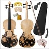 YOOCOZZ Professional 4/4 Full-Size Violin, Premium Sound Durable Lightweight, Complete Accessories - 2 of 4