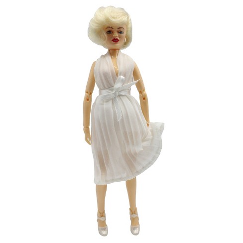 Mego Marilyn Monroe In White Dress Action Figure 8 Target - roblox abs mini skirt