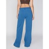 Med Wash Denim Wide-Leg Athleisure Pants - 4 of 4