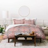 Deny Designs King Pimlada Phuapradit Salima 2 Duvet Cover and Pillow Sham Pink - 3 of 4