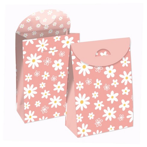 Pink Boho Daisy Wrapping Paper