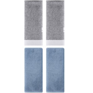 REGALWOVEN 4 Pcs Kitchen Bath Soft Absorbent Hand Towel Set - 1 of 4