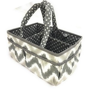 Bacati - Mix N Match Gray Storage Caddy - 1 of 4