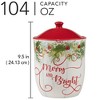 Certified International Winter Greens Biscuit Jar - 4 of 4