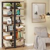 Tribesigns 76.77" 6-Tier Corner Etagere Bookshelf - 2 of 4