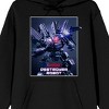 Ultraman Rising Destroyer Robot Long Sleeve Black Adult Hooded Sweatshirt - image 2 of 3