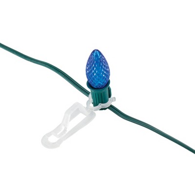 300ct Universal Outdoor Christmas Light Clips with Storage Bucket