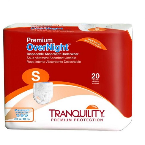 Because Premium Incontinence Pads for Women - Overnight Absorbency, 20 Ct