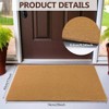 20 Pcs Coir Doormat Bulk Welcome Entrance Porch Indoor Outdoor 29x17 Inches Non Slip Rubber Backing Plain Blank Painting - 2 of 4