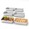Steam Table Pans, Hotel Pans - 6 PCS Full/Half Size NSF Certified Stainless Steel Food Pans for Catering, No Handle/Lid - 2 of 4