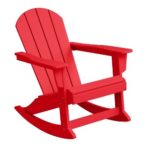 WestinTrends  Outdoor Patio Porch Rocking Adirondack Chair - 1 of 4