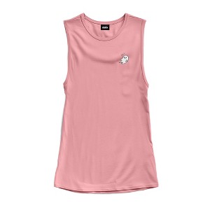 Dalix Ghost Embroidered Muscle Tank Sleeveless Cotton Soft Summer Womens - 1 of 4