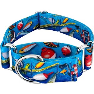 Country Brook Petz® 1 1/2 Martingale Dog Collar - Sports and Athletics Collection - 1 of 4