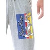 Looney Tunes Mens' Classic Characters Bugs Bunny Sleep Pajama Pants Grey - 2 of 3