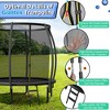 Costway 8FT Recreational Trampoline w/ Ladder Enclosure Net Safety Pad Outdoor - 3 of 4