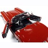 1962 Chevrolet Corvette Convertible Honduras Maroon Metallic 1/18 Diecast Model Car by Auto World - 4 of 4