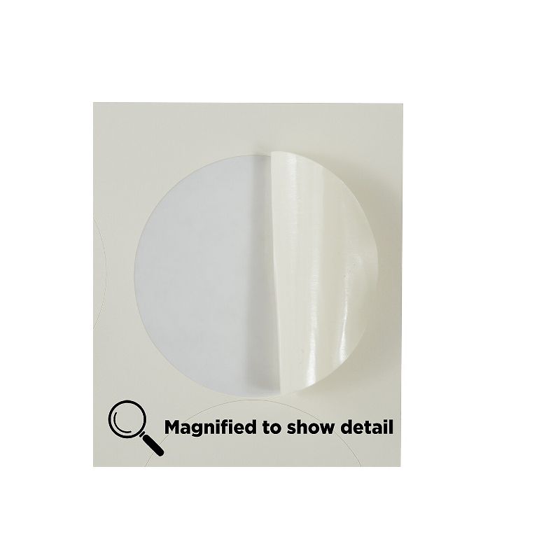 JAM Paper Circle Round Label Sticker Seals 2.5 Inch Diameter Ivory 120/Pack 147628590, 4 of 6
