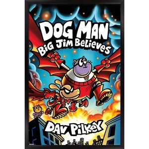 Trends International Dog Man: Big Jim Believes (2025) - Book Cover Framed Wall Poster Prints - 1 of 4