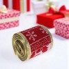 Unique Bargains Gift Wrap Ribbons Reindeer Border Christmas Polyester 78.74"x1.97" 1 Pc - 2 of 4