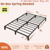 Twin Size/Full Size/Queen/King Size Bed Frame, 6"/8"/14 " High Platform Bed Frame, w/Storage Space, Heavy Duty Steel Slat Support - 2 of 4