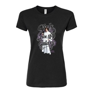 Women's - Star Wars - Girls Run The Galaxy Fitted Graphic T-Shirt - 1 of 2