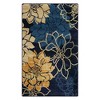 Thick Rug Boho Rug Modern Floral Rug for Living Room Rug Bedroom Kids Room - 3 of 4