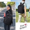 Generic Canvas Backpack, Classic Basic Daypack, Lightweight Casual Travel Daypack Satchel Backpack Unisex - 3 of 4