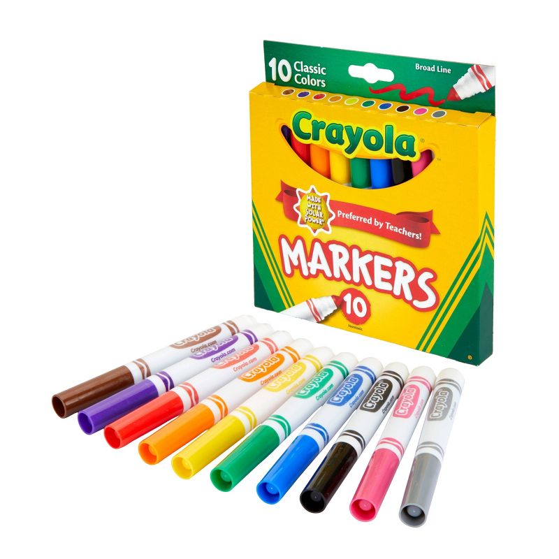 Crayola Markers Broad Line 10ct Classic, 3 of 10