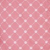 Bone Dry Microfiber Trellis Printed Large Single Pet Towel, Rose - 2 of 4