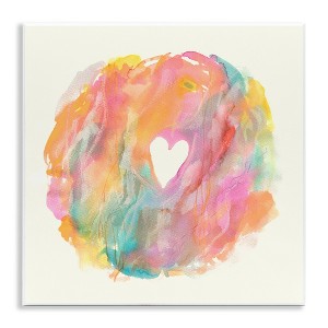 Stupell Industries Abstract Heart Fluid Mixed Pastels, 12" x 12" - 1 of 4
