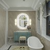 pmir Super Bright 192 LEDs/m LED Lighted Anti-Fog Tempered Glass Irregular Bathroom/Vanity Mirror with ETL & 3-Year Warranty - 2 of 4