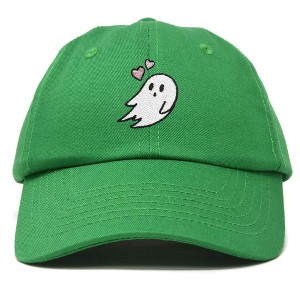 Dalix Heartly Ghost Embroidered Mens Womens Cotton Dad Hat Baseball Cap Adjustable - 1 of 4